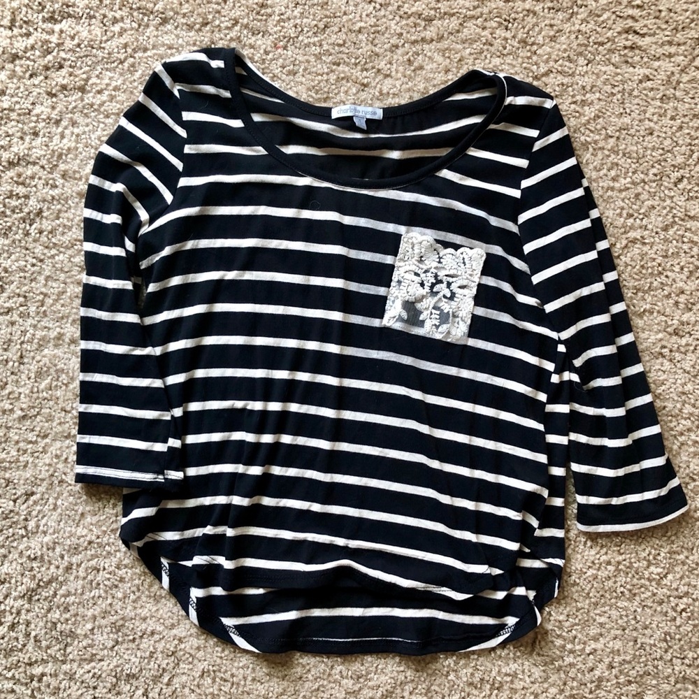 Striped Lightweight overshirt